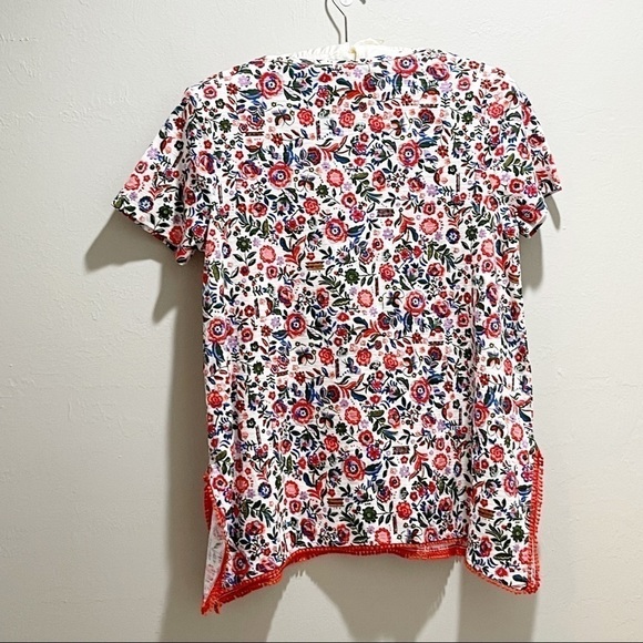 C WONDER Women’s NANTUCKET Floral Print Top - Picture 3 of 7